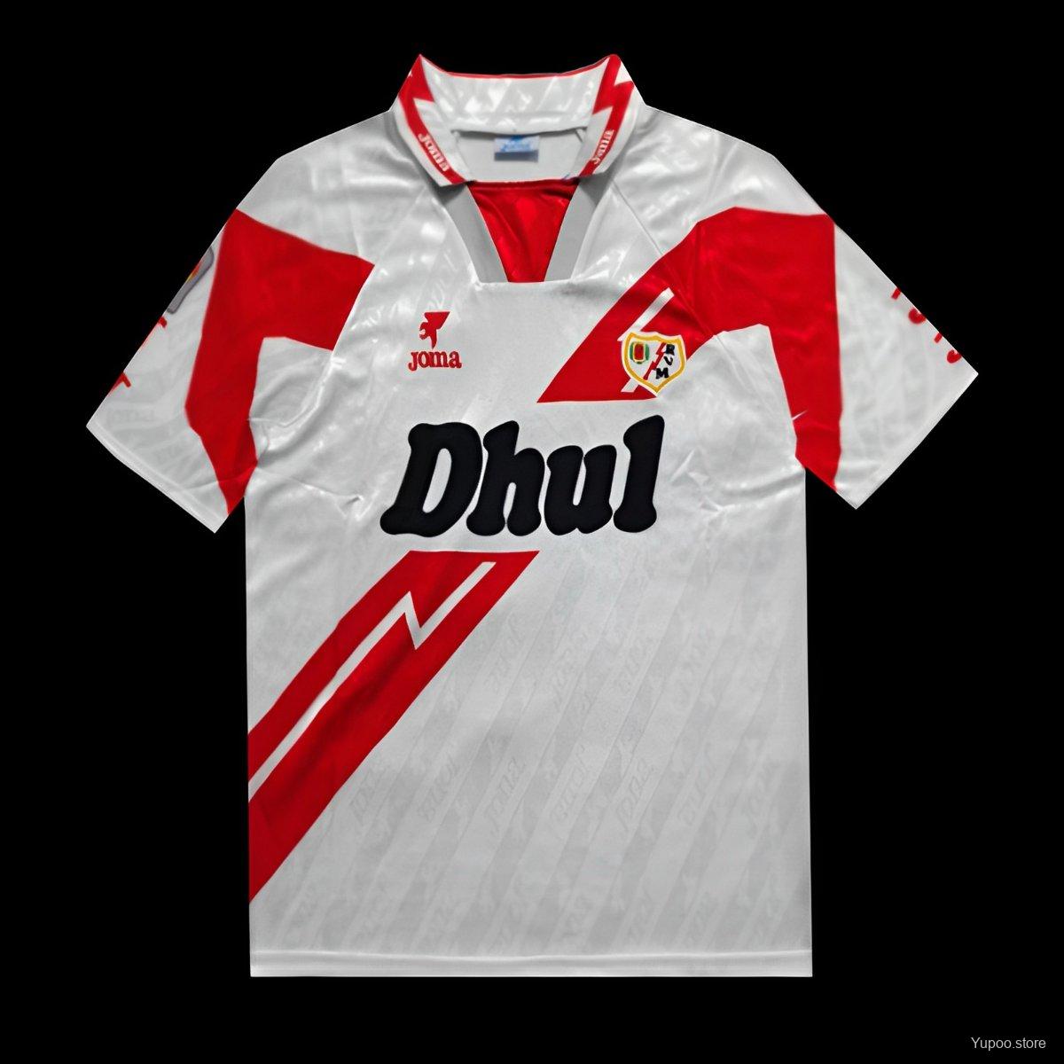Camiseta de fútbol Rayo Vallecano 1995/96 LOCAL MANGA CORTA VERSION FAN